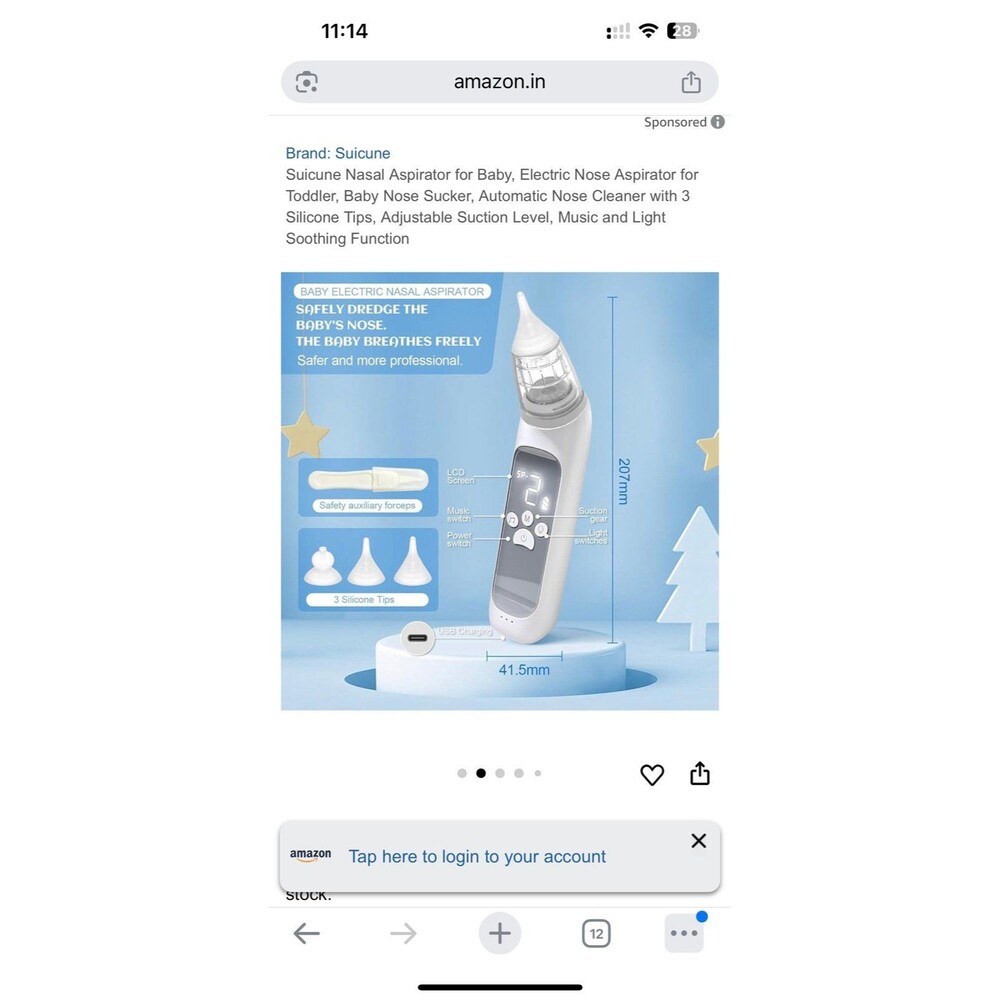 Electric Baby Nasal Aspirator
